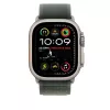 APPLE 49mm Green Trail Loop – S/M – Natural Titanium Finish
