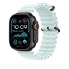 APPLE 49 mm Ice Blue Ocean Band predĺženie – Black Titanium Finish