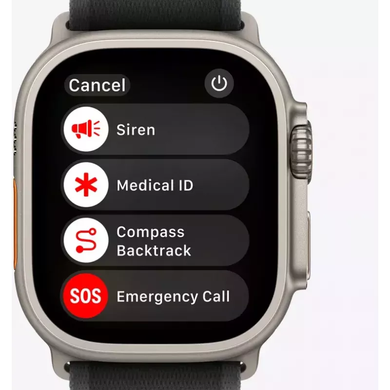 Smartwatch Apple Watch Ultra 2 GPS + Cellular 49mm Natural Titanium puzdro Tan Alpine Loop Medium