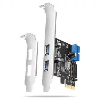 Axagon PCEU-232RS PCIe radič 2x ext. + 2x int. USB 5Gbps