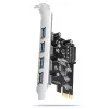 Axagon PCEU-430RS PCIe radič 4x ext. USB-A 5Gbps port