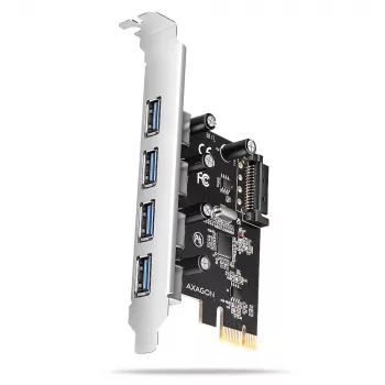 Axagon PCEU-430RS PCIe radič 4x ext. USB-A 5Gbps port