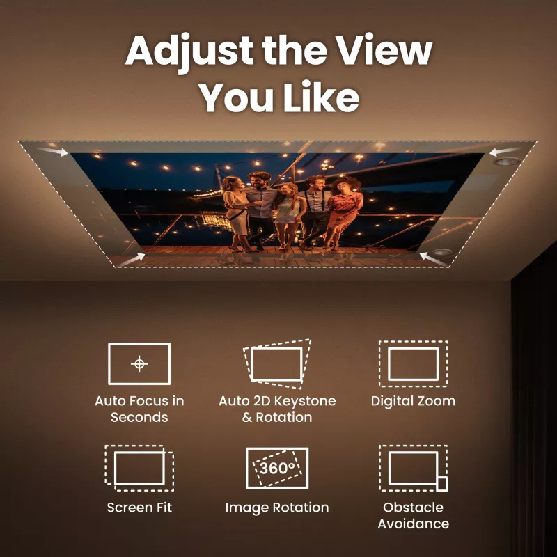 BenQ GV50 štandardný projektor 500 ANSI lúmenov DLP 1080p (1920x1080) biely