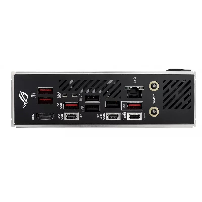 Základná doska ASUS ROG STRIX X870-I GAMING WIFI mini ITX · AMD X870 · Socket AM5 · DDR5 · 2 DIMM · Wi-Fi 7 · Bluetooth 5.4