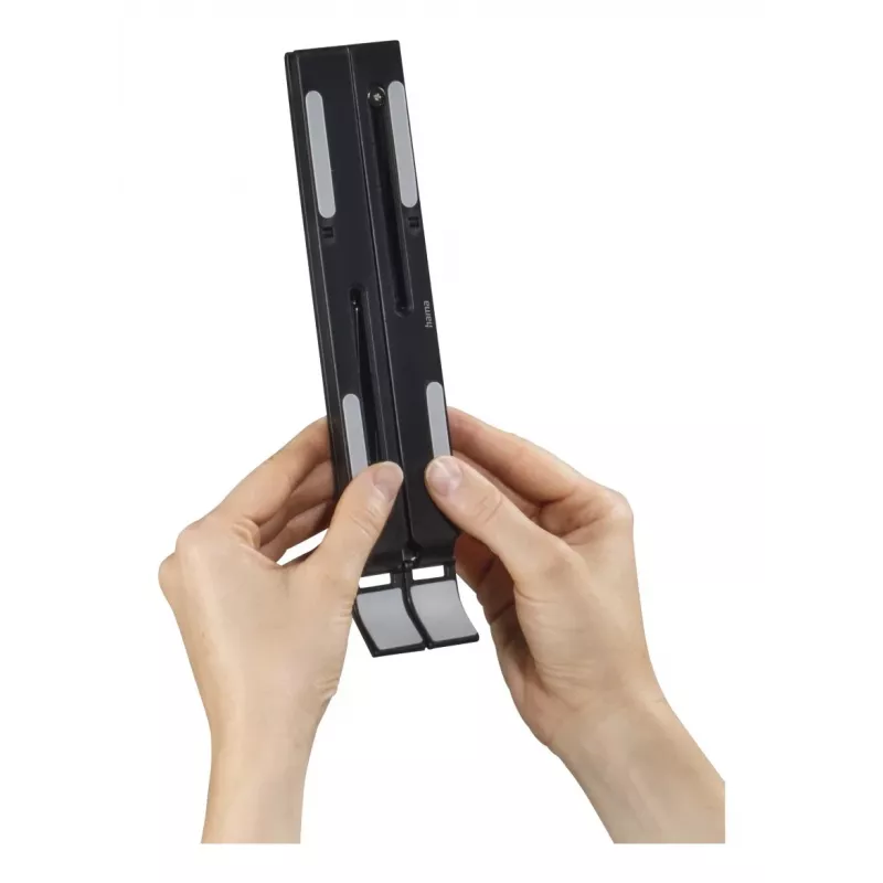 Hama Light skladací stojan na notebook, 12-stupňové sklopenie, do 39,6 cm (15,6 palca), čierny