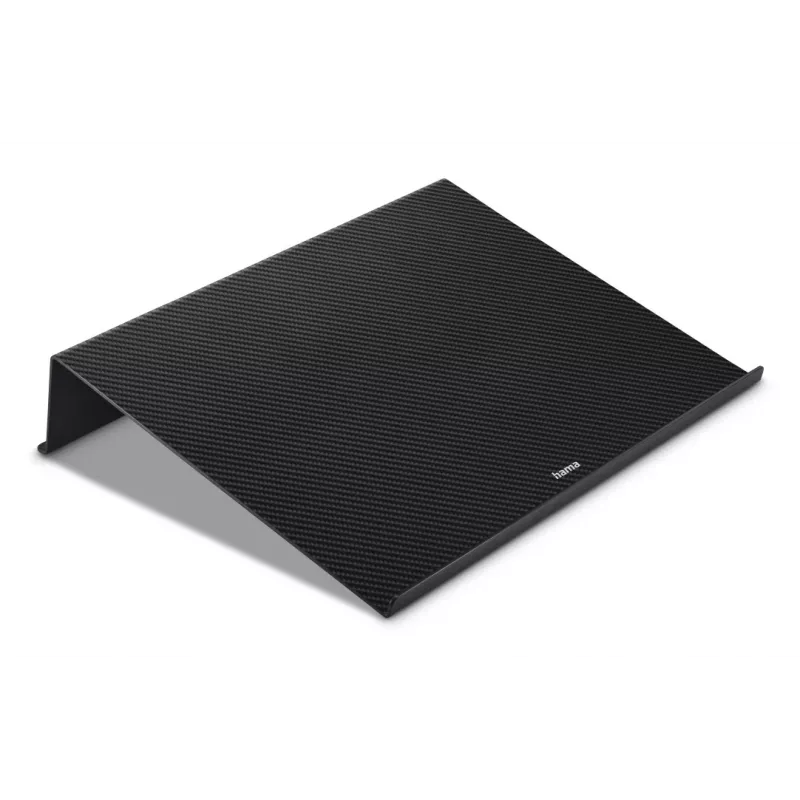 Hama Carbon stojan na notebook, karbónový vzhľad, do 46,7 cm (18,4 palca), čierny