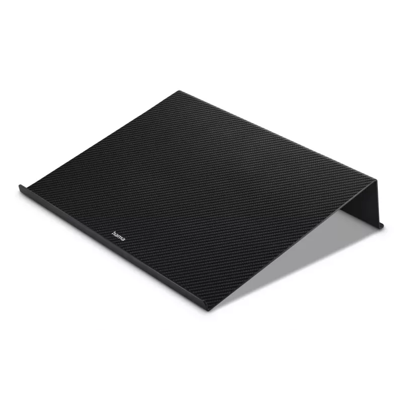 Hama Carbon stojan na notebook, karbónový vzhľad, do 46,7 cm (18,4 palca), čierny