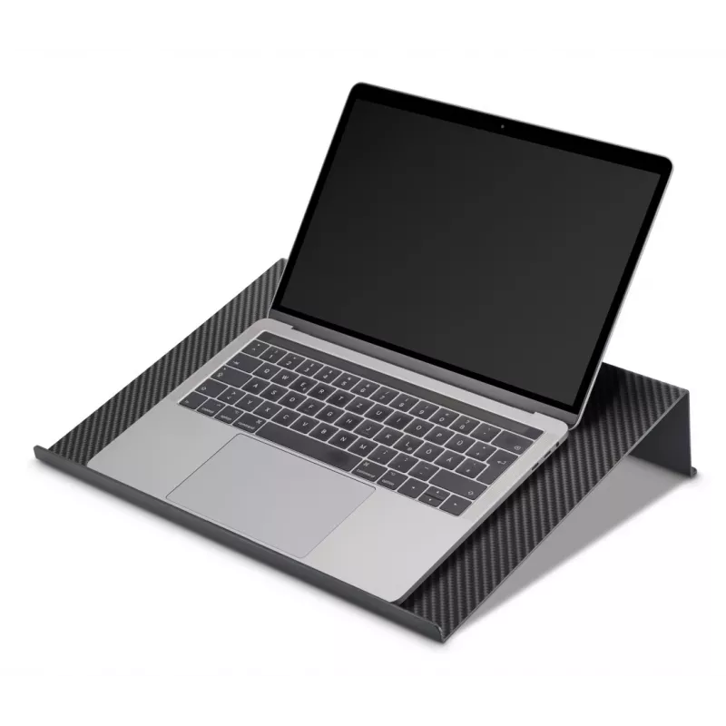 Hama Carbon stojan na notebook, karbónový vzhľad, do 46,7 cm (18,4 palca), čierny