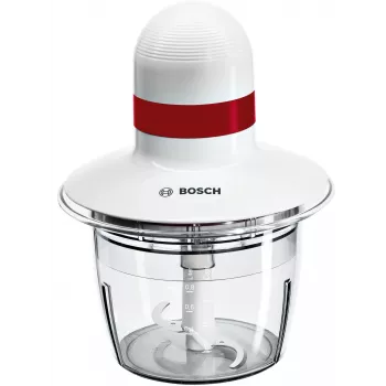 Bosch MMRP1000 elektrický drvič 0,8 l 400 W červená, transparentná, biela