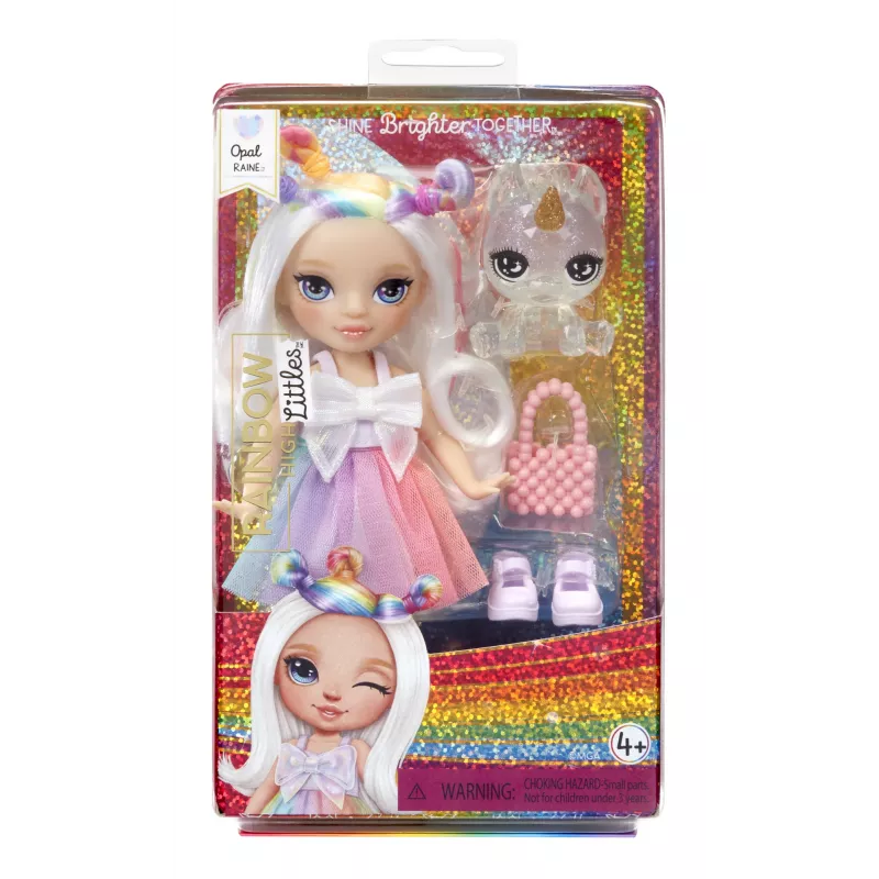 Rainbow High Littles bábiky – Opal (Rainbow), módna bábika, ženské, 4 roky, chlapec/dievča, 13,9 mm, viacfarebná