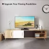 Techly ICA-LCD 323S stolový stojan na TV / monitor, 23–43 palcov (58,4–109,2 cm), 40 kg, otočný, VESA 200x200, základňa z tvrdeného skla, čierny