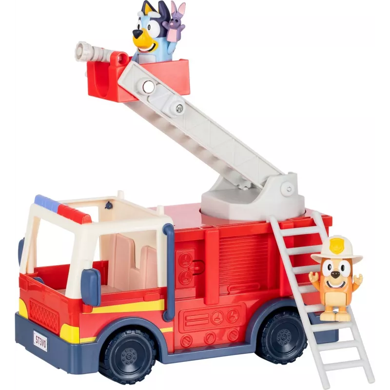 Moose Toys Bluey hasičské auto, hasičské auto, 3 roky, plast, viacfarebné, červené
