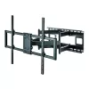 Techly tenký nástenný držiak pre 60-120 palcov LCD LED TV čierny maximálna nosnosť 120 kg