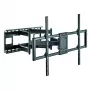 Techly tenký nástenný držiak pre 60-120 palcov LCD LED TV čierny maximálna nosnosť 120 kg