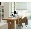 Techly ICA-LCD 174NB stolový držiak monitora s poličkou na notebook, 13–32 palcov (33–81,3 cm), 8 kg, notebook 12–17 palcov, VESA 75x75 / 100x100, čierny