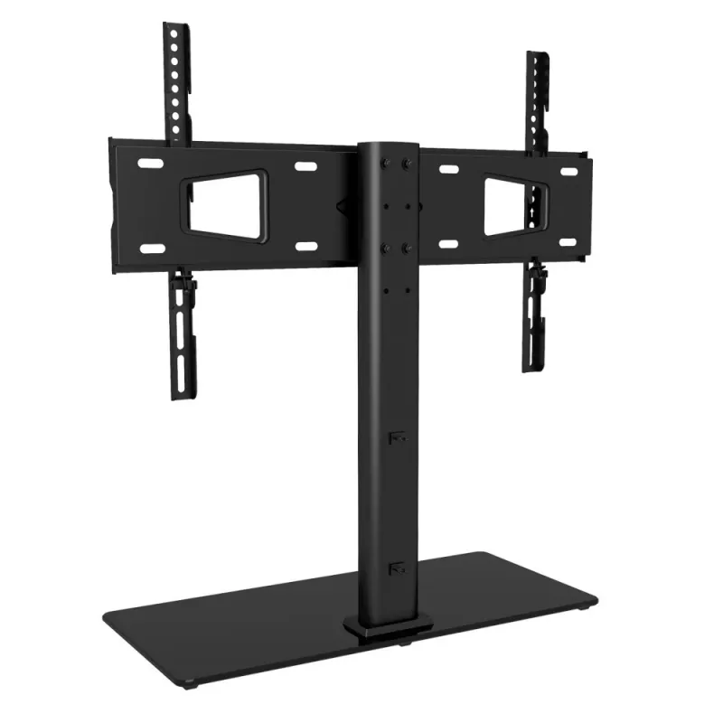 Techly ICA-LCD S07L stojan na TV, 32 – 65 palcov (81 – 165,1 cm), 45 kg, VESA 600x400, podstavec z tvrdeného skla, čierny