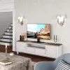 Techly ICA-LCD S07L stojan na TV, 32 – 65 palcov (81 – 165,1 cm), 45 kg, VESA 600x400, podstavec z tvrdeného skla, čierny