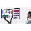 Techly ICA-LCD 462B stolový držiak monitora, plynová pružina, 17 – 32 palcov (43,2 – 81,3 cm), 9 kg, VESA 75x75/100x100, čierny