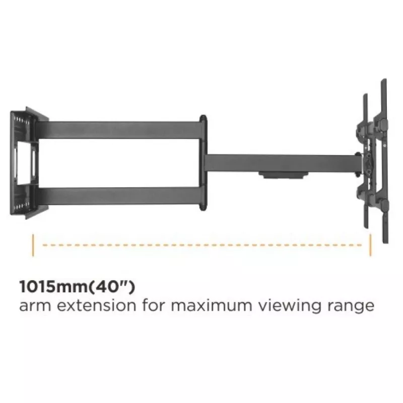 Techly ICA-PLB 490 držiak TV / stojan 2,03 m (80 inch) čierny