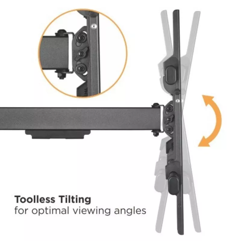 Techly ICA-PLB 490 držiak TV / stojan 2,03 m (80 inch) čierny
