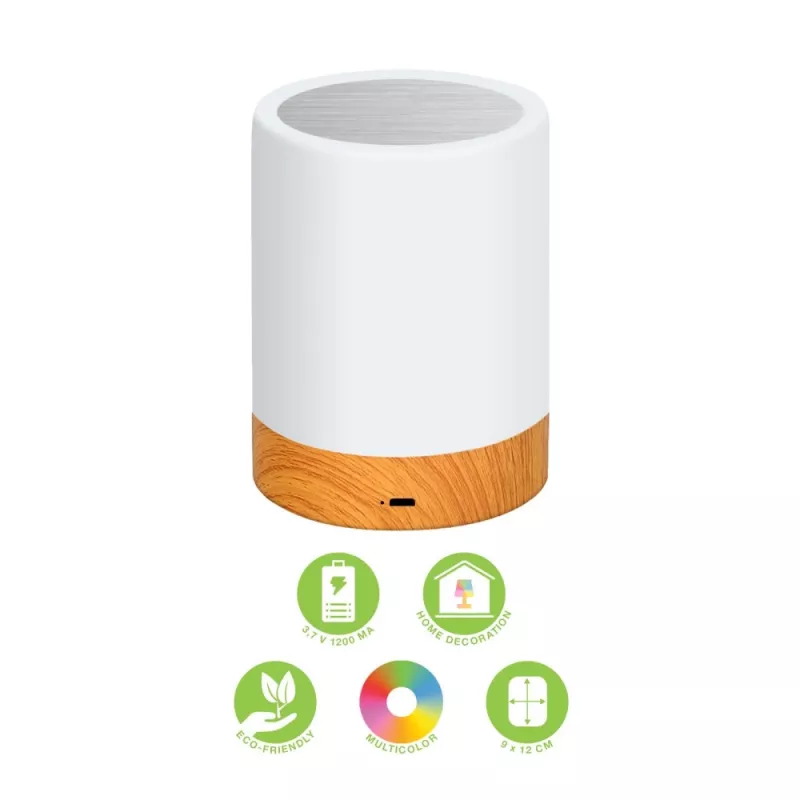 Stolná lampa Techly I-LED TOUCH 1,6 W biela LED dotykové ovládanie