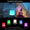 Stolná lampa Techly I-LED TOUCH 1,6 W biela LED dotykové ovládanie