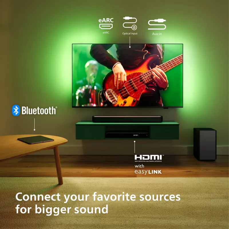 Soundbar reproduktor Philips TAB5309/10 120 W
