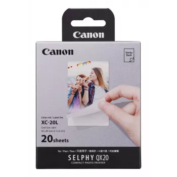 Canon XC-20L, termálna sublimačná tlač, 5,4 x 8,5 cm, 20 ks