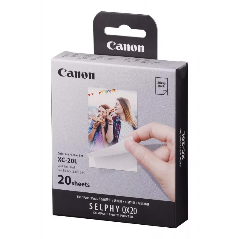 Canon XC-20L, termálna sublimačná tlač, 5,4 x 8,5 cm, 20 ks