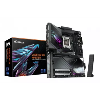 GIGABYTE Z890 AORUS MASTER základná doska - podporuje Intel Core Ultra (séria 2) CPU, 18+1+2 fáz VRM, až do 9500 MHz DDR5 (OC), 2x PCIe 5.0 + 3x PCIe 4.0, Wi-Fi 7, 10GbE LAN, Thunderbolt 4