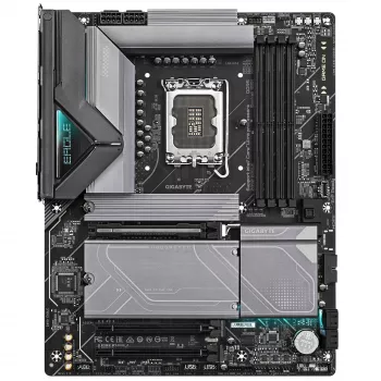 GIGABYTE Z890 EAGLE základná doska - podporuje Intel Core Ultra (séria 2) CPU, 14+1+2 fáz VRM, až do 8800 MHz DDR5 (OC), 1xPCIe 5.0 M.2 + 3xPCIe 4.0 M.2, 2,5 GbE LAN, USB4