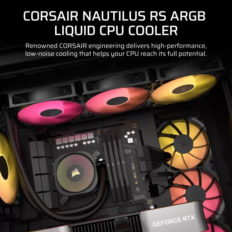 CORSAIR CPU chladič - Nautilus 360 Rs ARGB kvapalinový chladič