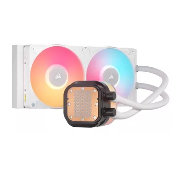 All-in-one kvapalinový chladič Corsair iCUE LINK TITAN 240 RX LCD 12 cm biela