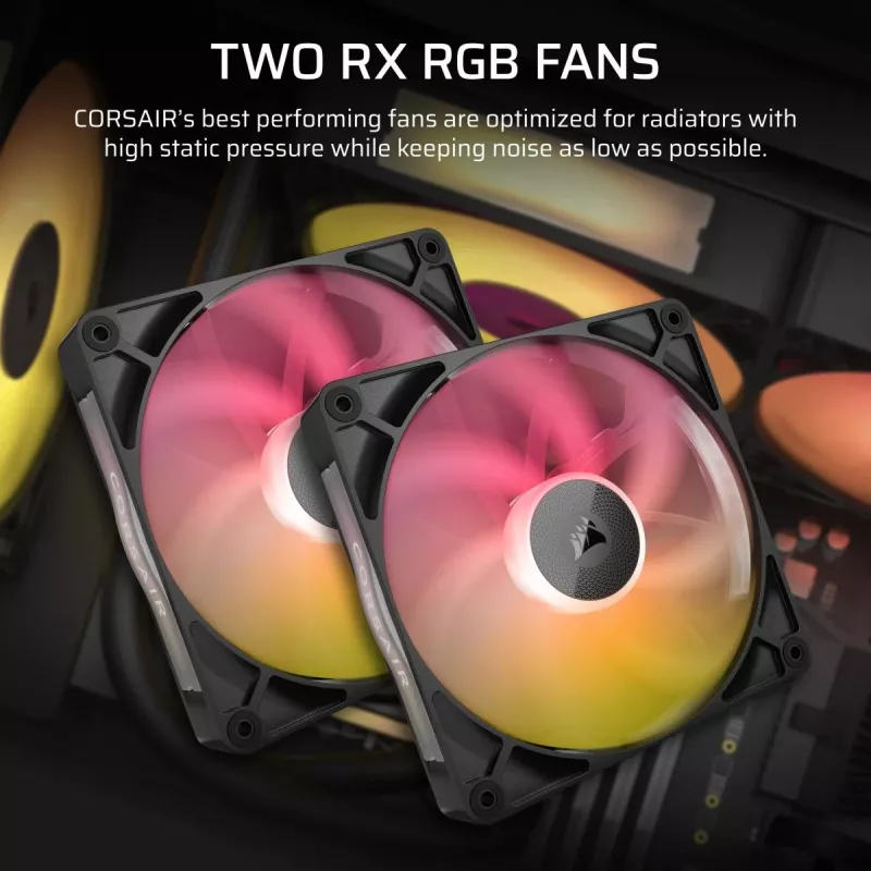 CORSAIR CPU chladič - Icue Link Titan 280 Rx RGB Aio kvapalinový chladič