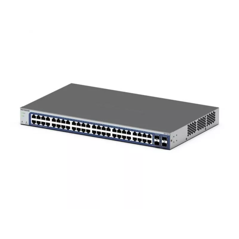 NETGEAR GS748Tv6 Managed L2/L3/L4 Gigabit Ethernet (10/100/1000) čierna, sivá