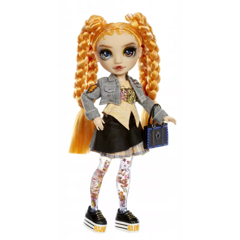 Rainbow High Sparkle & Shine Fashion bábiky – Clementine (Orange)