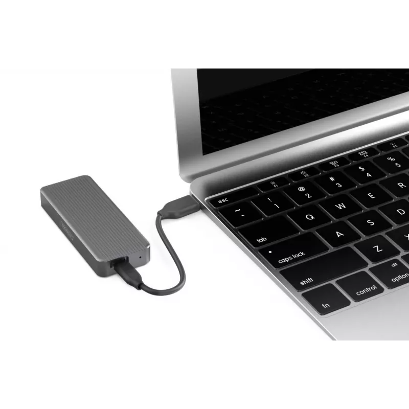 DIGITUS USB puzdro na pevný disk – NVMe 20 Gbit/s USB 3.2 Gen 2x2 hliník bez nástrojov