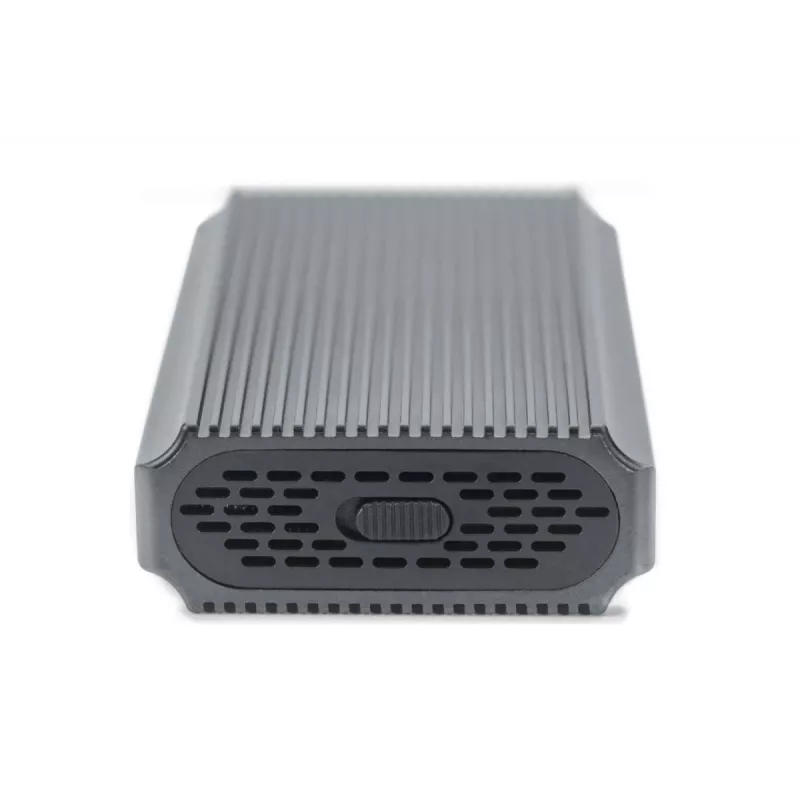 Digitus USB M.2 puzdro na pevný disk SSD externé NVMe 40Gbps USB 4.0 hliník bez nástrojov DA-71158