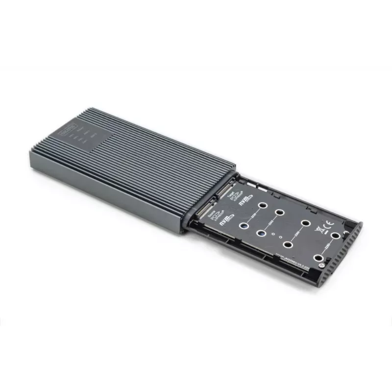 DIGITUS NVMe klonovacia stanica - NVMe 20Gbits USB 3.2 Gen2 hliník bez nástrojov