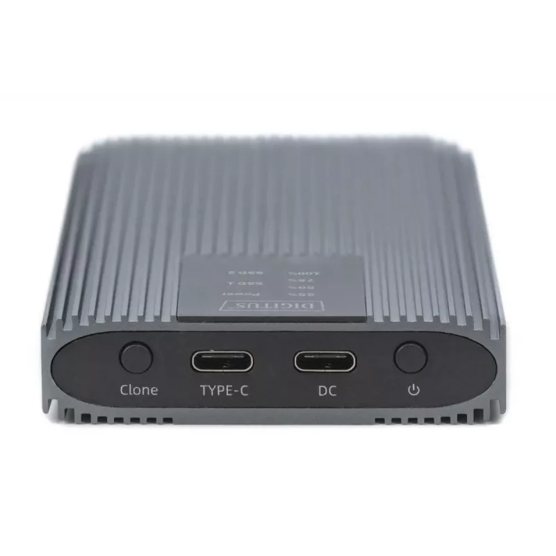 DIGITUS NVMe klonovacia stanica - NVMe 20Gbits USB 3.2 Gen2 hliník bez nástrojov