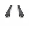 Digitus USB silikónový kábel USB 20 Gbps 2 m čierny