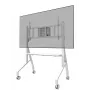 Neomounts MOVE Go XL FL50-575WH1 televízny vozík, 65-110 palcov, max. 125 kg, VESA 100x100-1100x600, nastaviteľná výška 129-139 cm, uzamykateľný, rýchla inštalácia, certifikát TÜV, biely