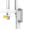 Neomounts MOVE Go XL FL50-575WH1 televízny vozík, 65-110 palcov, max. 125 kg, VESA 100x100-1100x600, nastaviteľná výška 129-139 cm, uzamykateľný, rýchla inštalácia, certifikát TÜV, biely