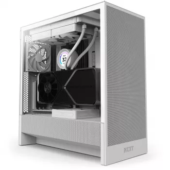 NZXT CPU skriňa H7 Flow 2024 Mid Tower Airflow ATX biela
