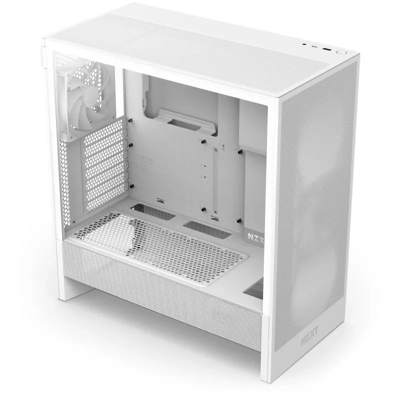 Skriňa NZXT H5 Flow 2024 Midi Tower, biela