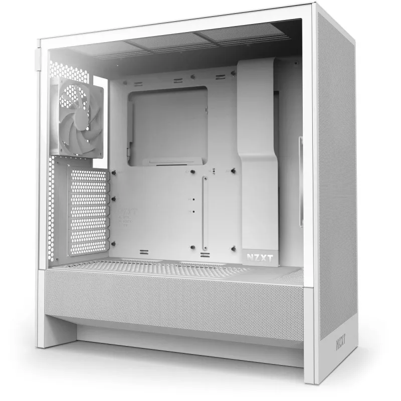 Skriňa NZXT H5 Flow 2024 Midi Tower, biela