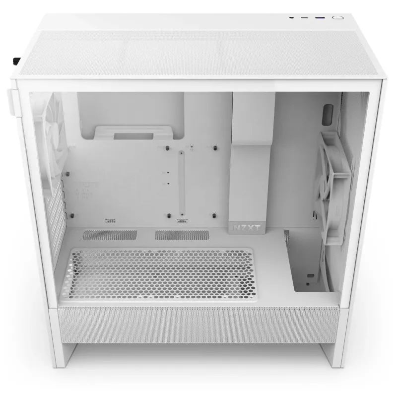 Skriňa NZXT H5 Flow 2024 Midi Tower, biela