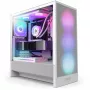 Skriňa NZXT H5 Flow RGB 2024 Midi Tower, biela