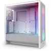Skriňa NZXT H5 Flow RGB 2024 Midi Tower, biela