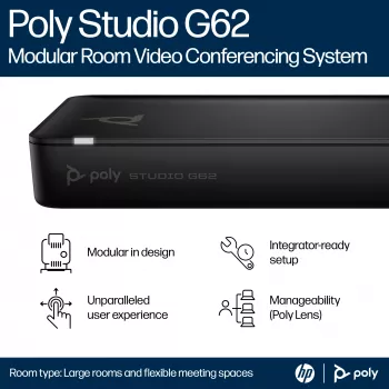 HP Poly Studio G62 videokonferenčný systém s montážnou sadou